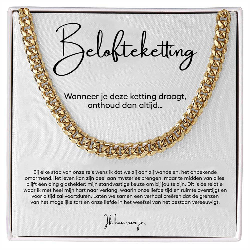 Promise Necklace For Him, Boyfriend/Husband Gift