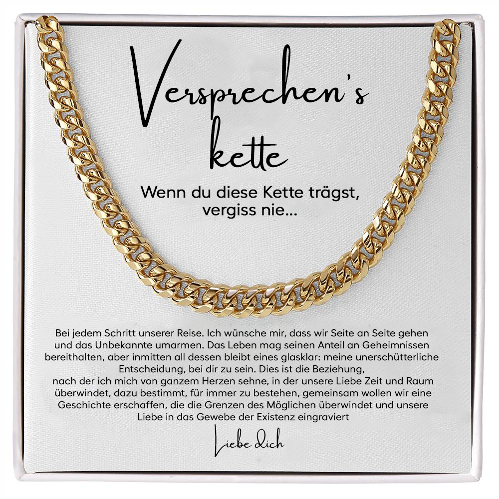 Promise Necklace For Him, Boyfriend/Husband Gift