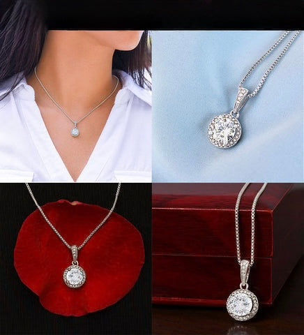 To My Beautiful Daughter (I Closed My Eyes) Necklace