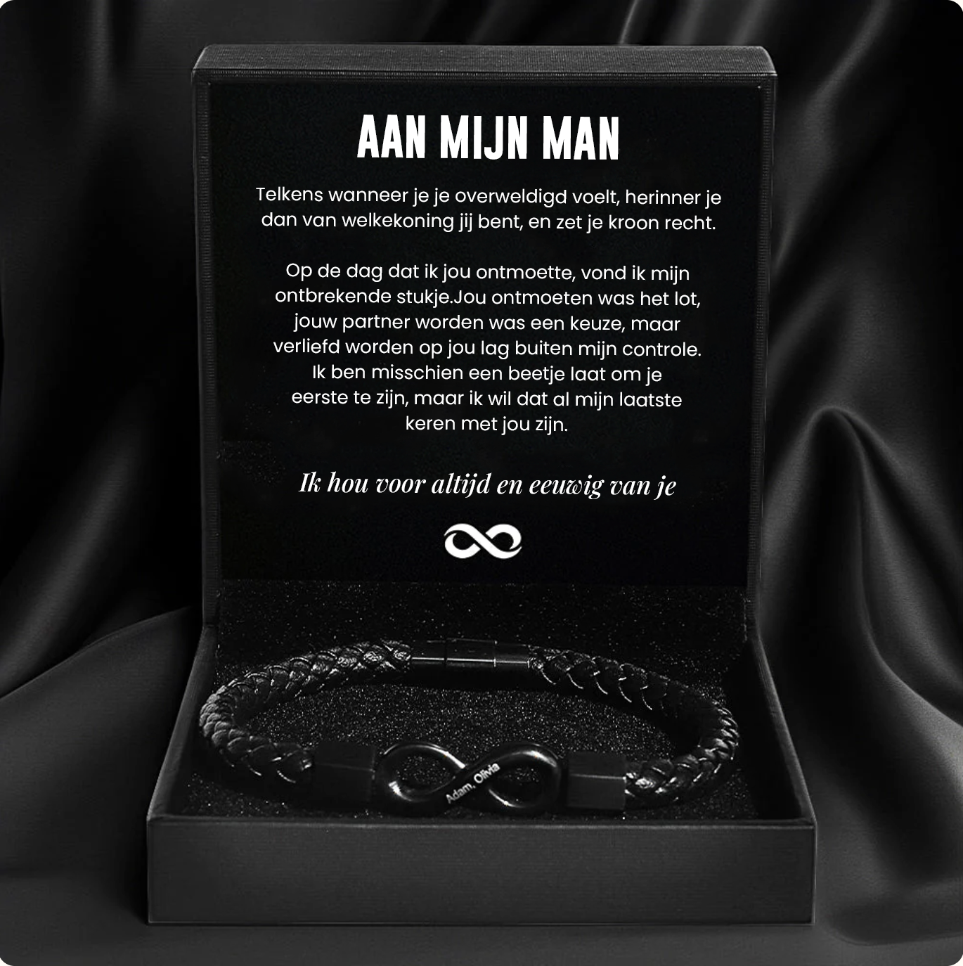 Armband voor mijn man, cadeau voor echtgenoot/vriend