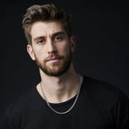 Set kettingen in geelgoud Valis 2 mm + 4 mm