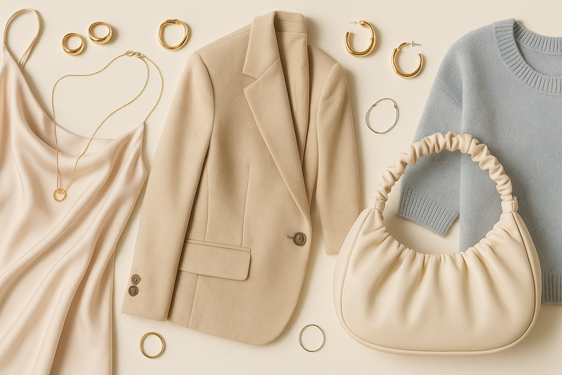 We combine fashion and meaning. From unique jewellery to stylish clothing, every piece is designed to reflect your personality. create a banner image for it don't add text to it 